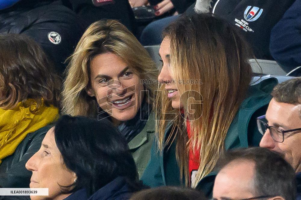 Celebs Watch England v South Africa