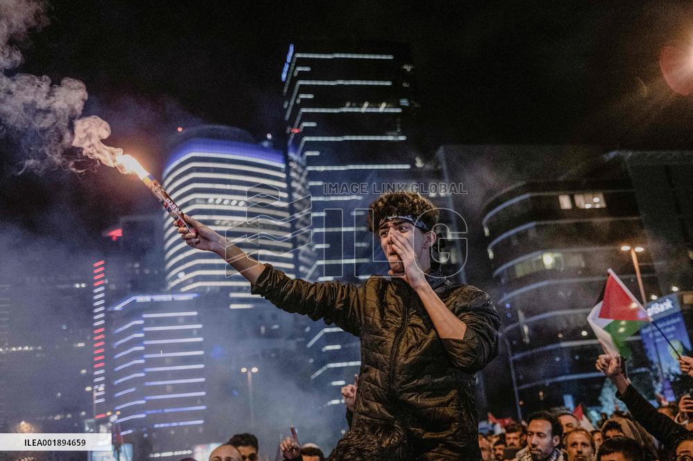 Pro-Palestinian Rally - Istanbul