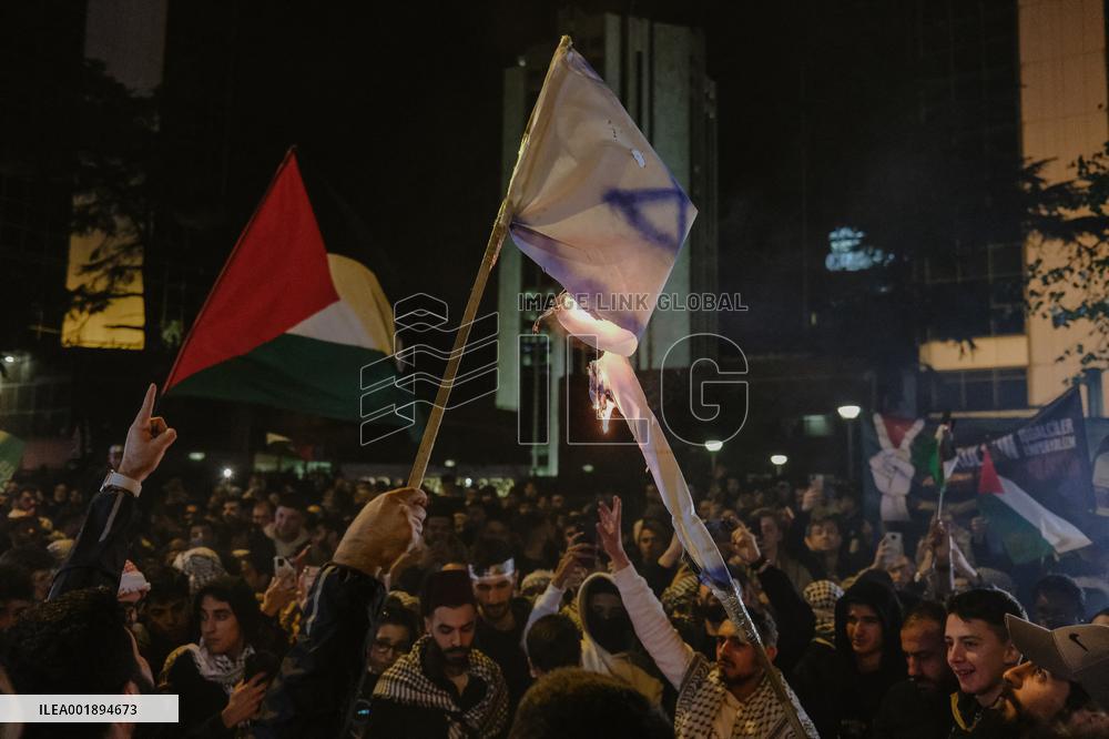 Pro-Palestinian Rally - Istanbul