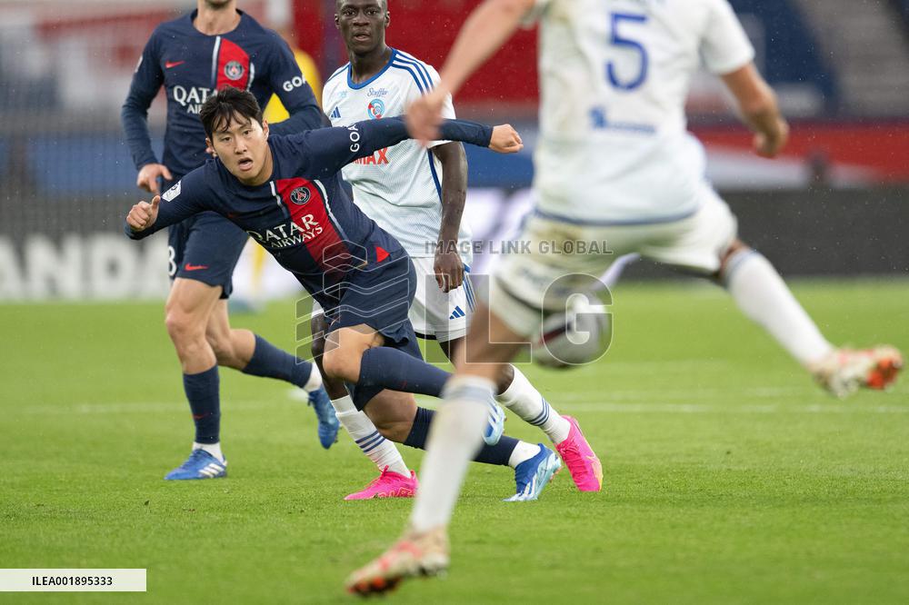 Ligue 1 match between, Paris Saint Germain  PSG v RC Strasbourg