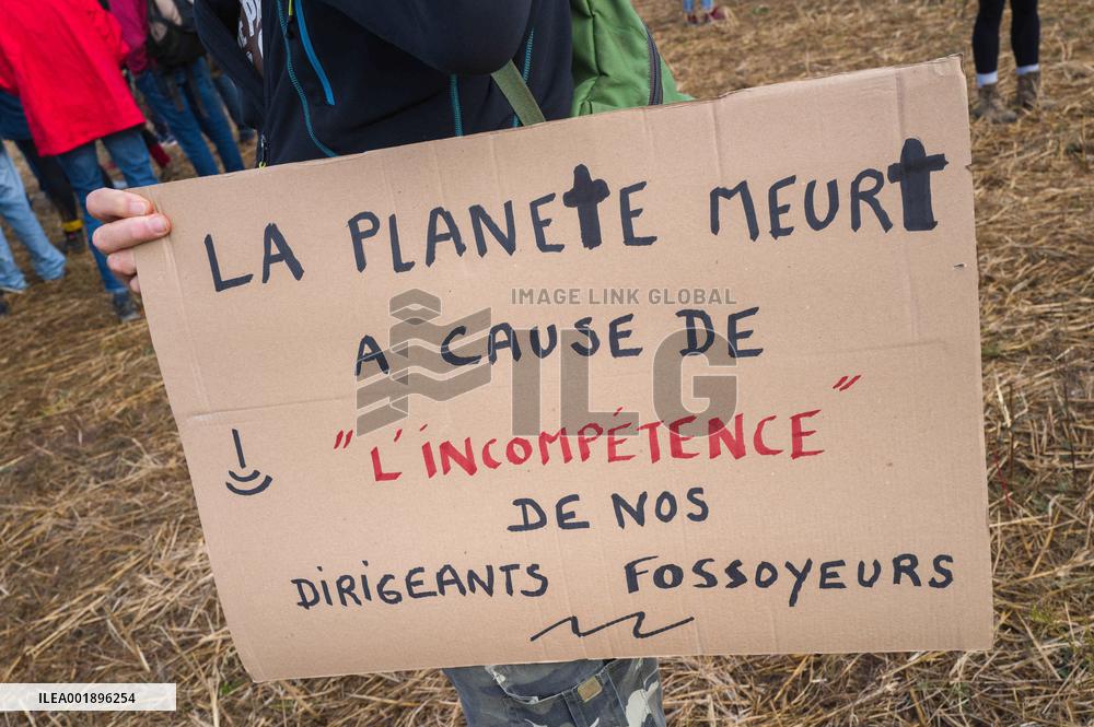 A69 Motorway Protest - Saix