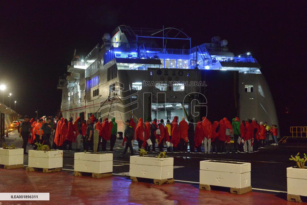 Transfer of migrants from El Hierro to other islands due to the collapse of reception sites