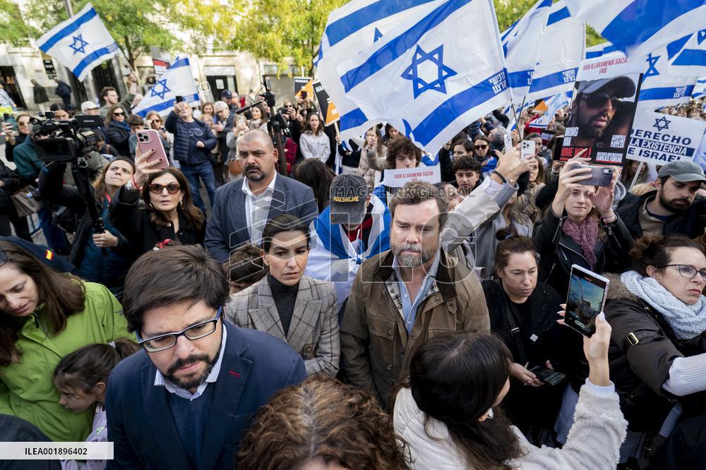 Rally for the release of hostages kidnapped by Hamas - Madrid