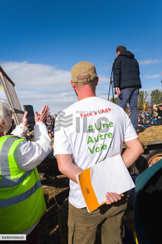 A69 Motorway Protest - Saix