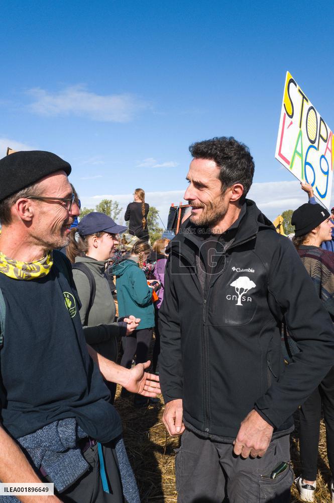 A69 Motorway Protest - Saix