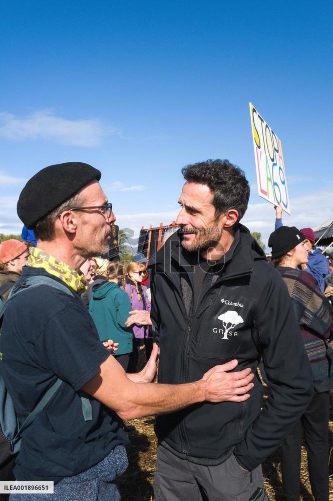 A69 Motorway Protest - Saix