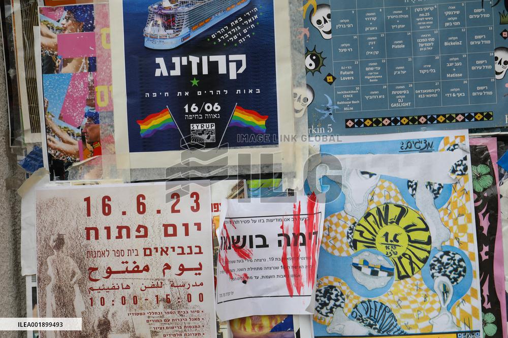 Political Graffiti In Israel