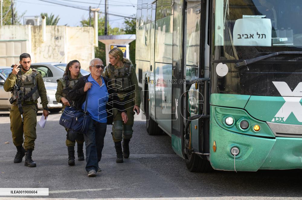 ISRAEL-KIRYAT SHMONA-EVACUATION