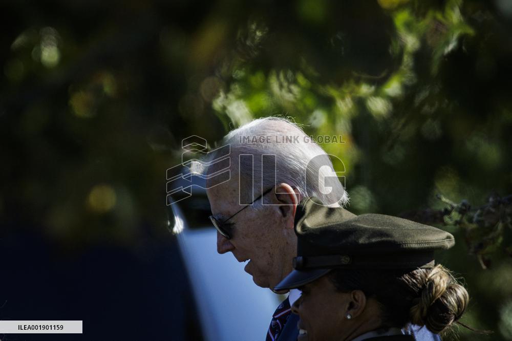 DC: President Biden Returns to Washington