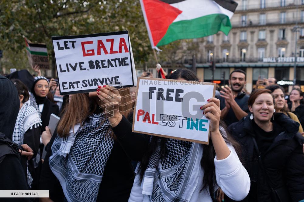 Pro-Palestinian Protest - Paris