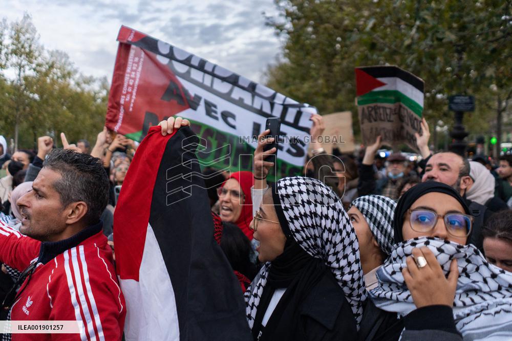 Pro-Palestinian Protest - Paris