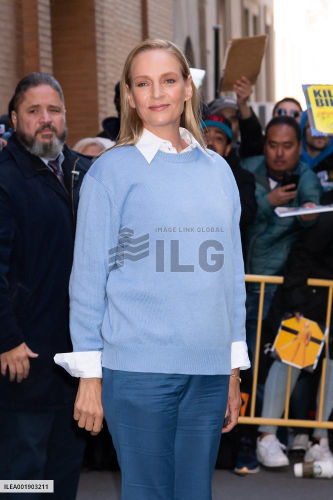 Uma Thurman At The View - NYC