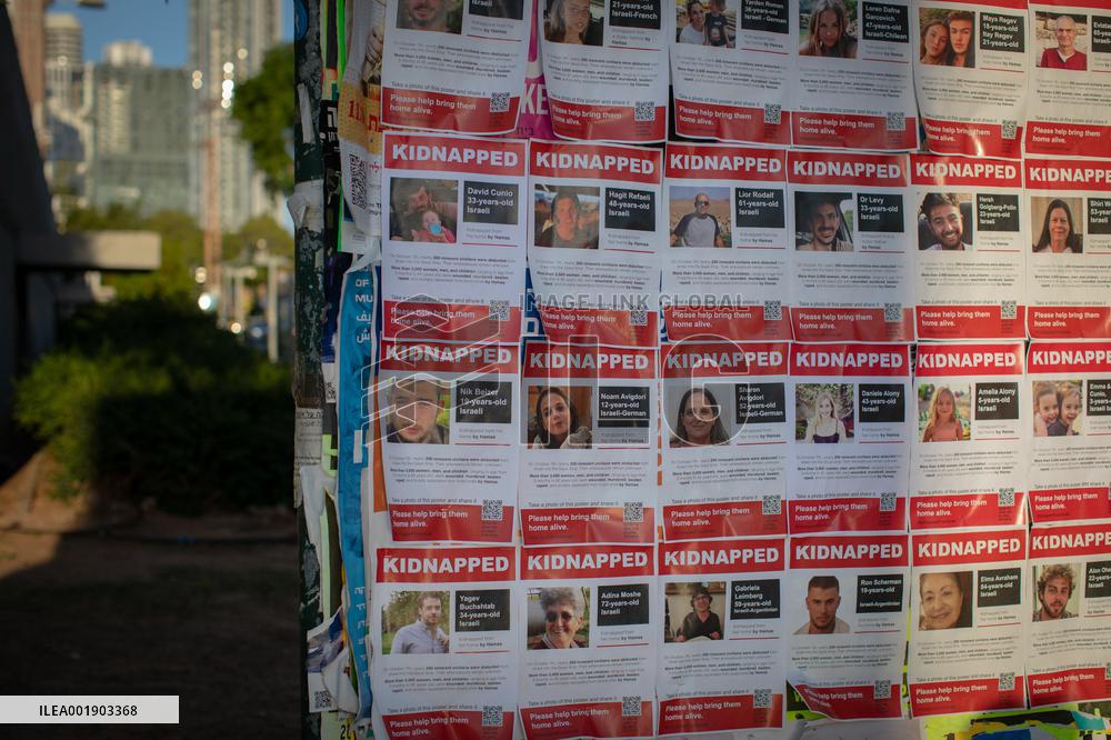 Vigil For The Hostages - Tel Aviv