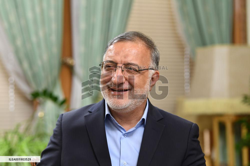 IRAN-TEHRAN-MAYOR OF TEHRAN-BRI-INTERVIEW