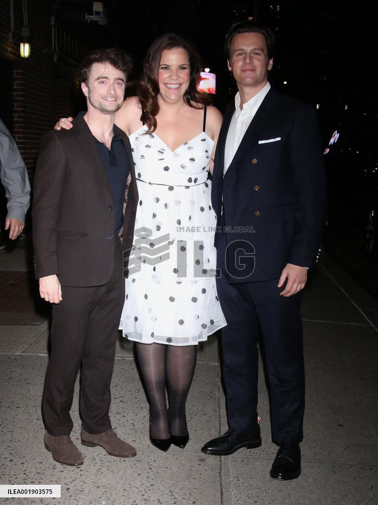 Daniel Radcliffe At The Late Show - NYC