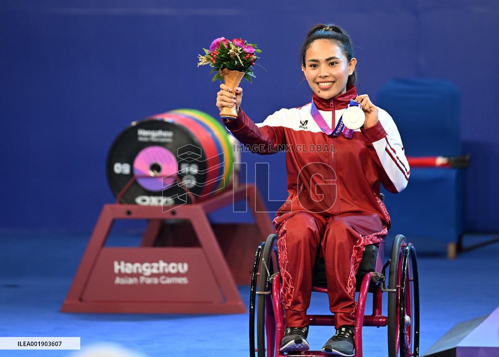 (SP)CHINA-HANGZHOU-ASIAN PARA GAMES-POWERLIFTING(CN)