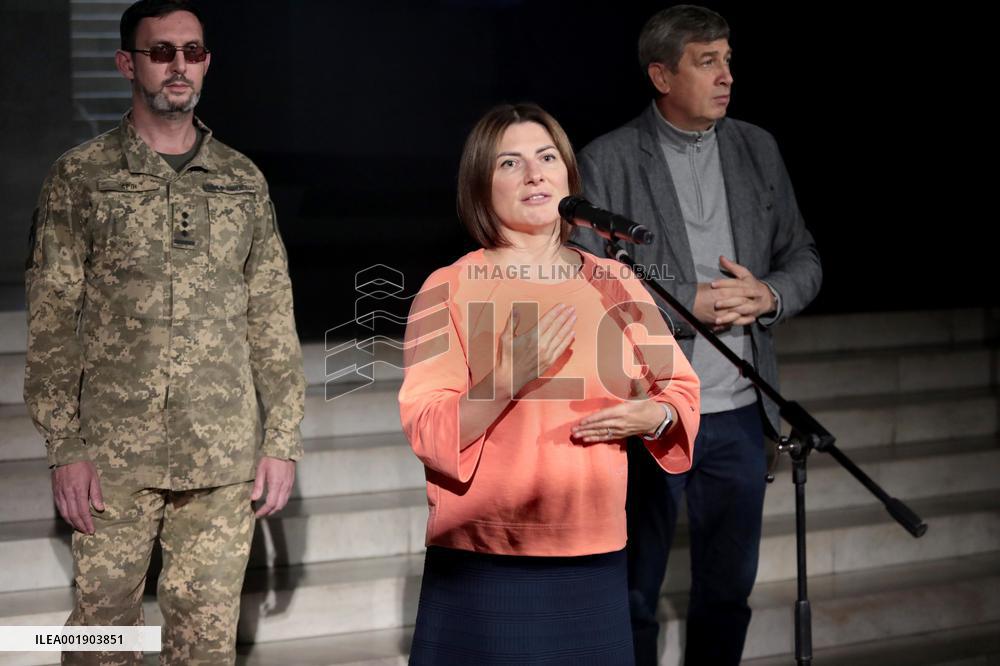 Exhibition of Russian drones in Kyiv