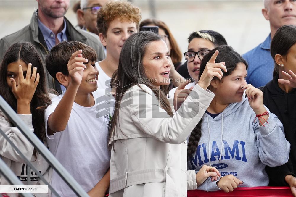 Royals Visit Santa Cruz De Tenerife - Canary Islands