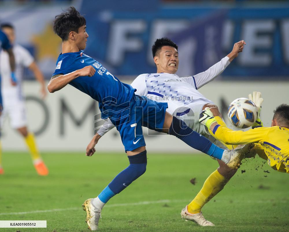 (SP)CHINA-WUHAN-FOOTBALL-AFC CHAMPIONS LEAGUE-WUHAN THREE TOWNS FC VS HANOI FC (CN)