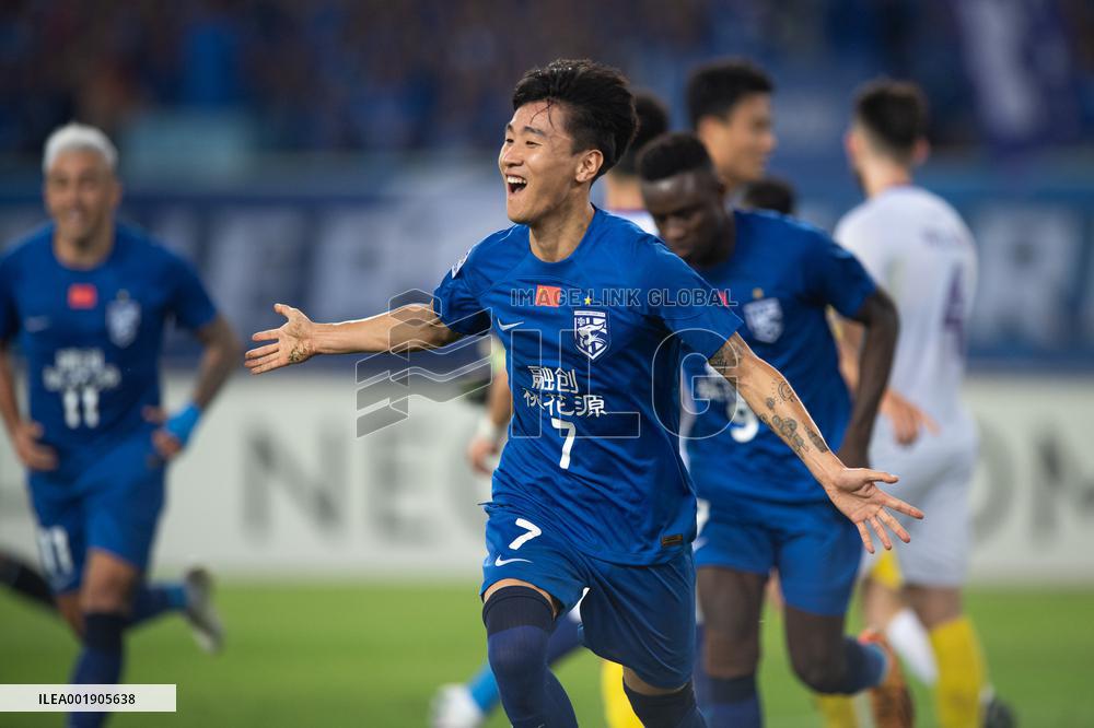 (SP)CHINA-WUHAN-FOOTBALL-AFC CHAMPIONS LEAGUE-WUHAN THREE TOWNS FC VS HANOI FC (CN)