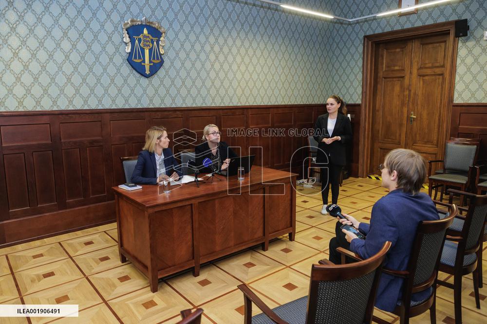 Press conference on the communication cables damages in the Gulf of Finlland