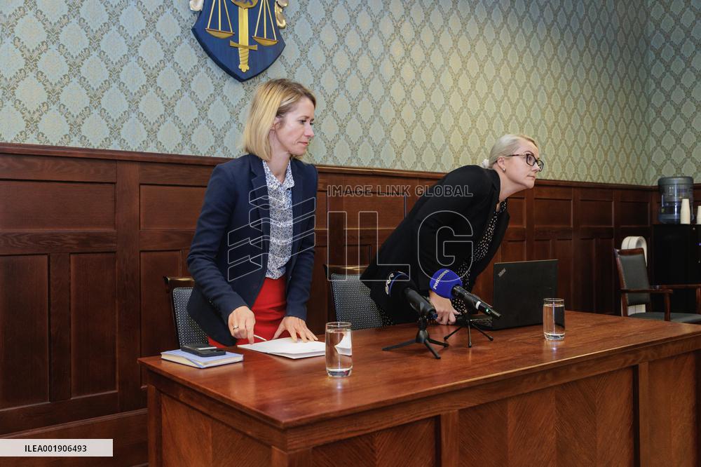 Press conference on the communication cables damages in the Gulf of Finlland