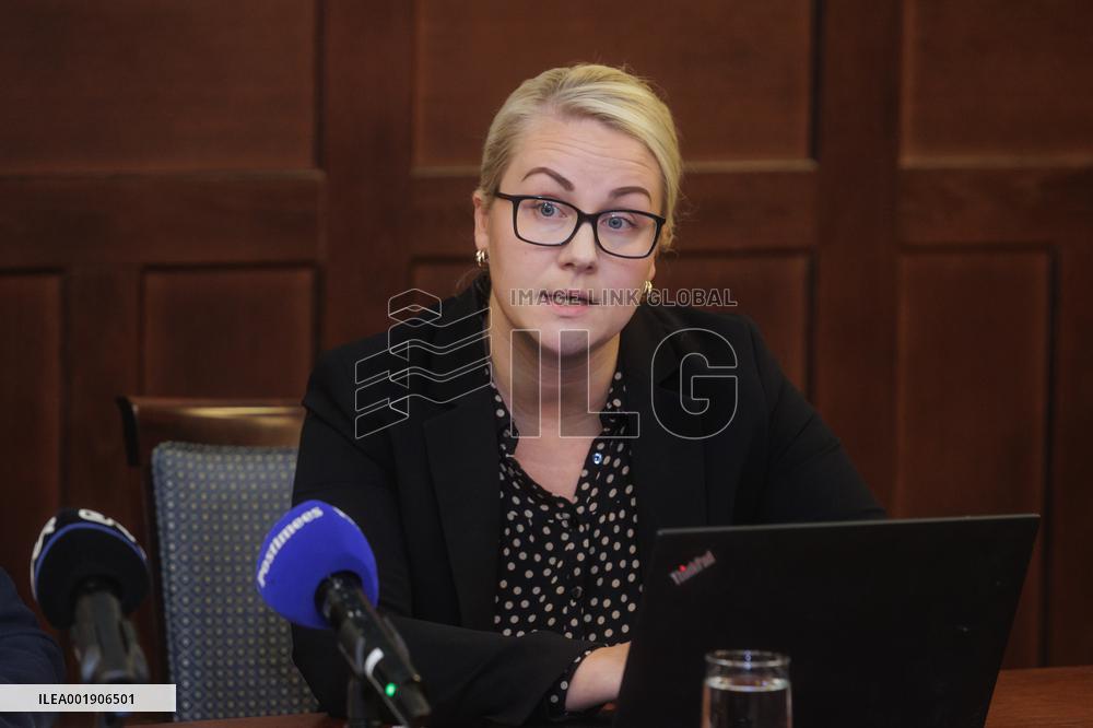 Press conference on the communication cables damages in the Gulf of Finlland