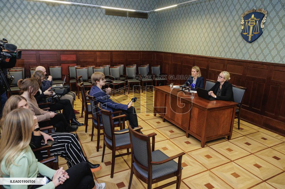 Press conference on the communication cables damages in the Gulf of Finlland