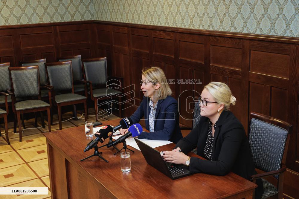 Press conference on the communication cables damages in the Gulf of Finlland