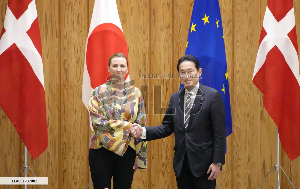 Japanese, Danish premiers hold talks