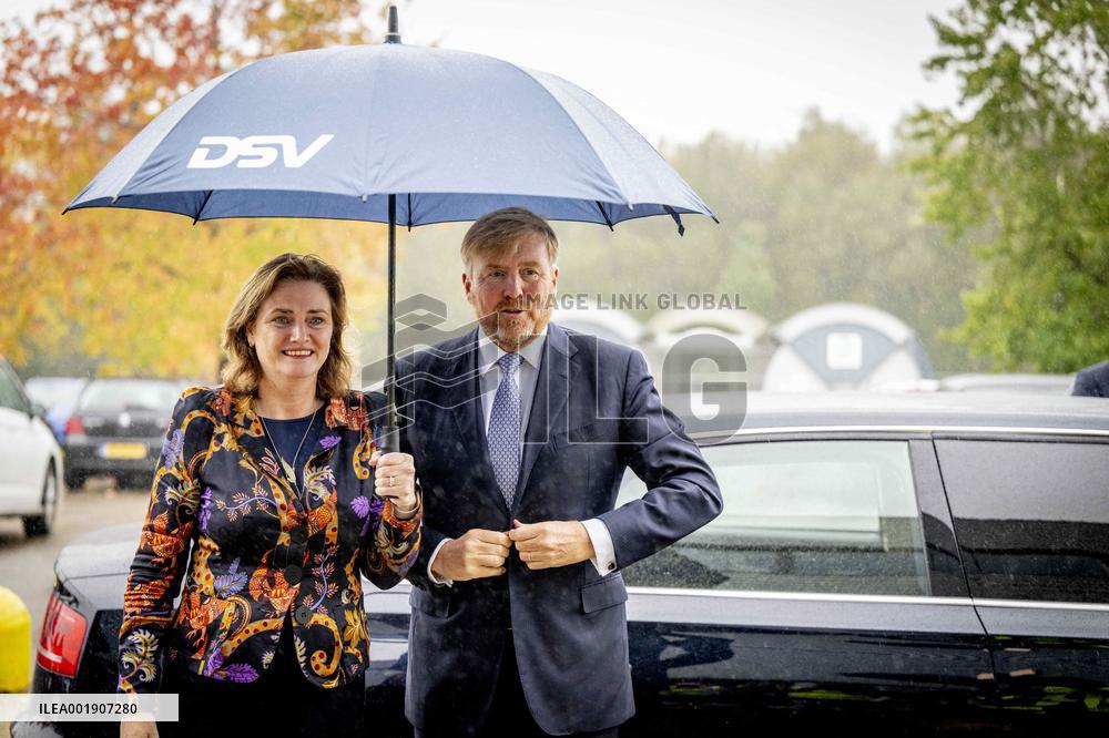 King Willem-Alexander Working Visit On Labor Migration - Moerdijk