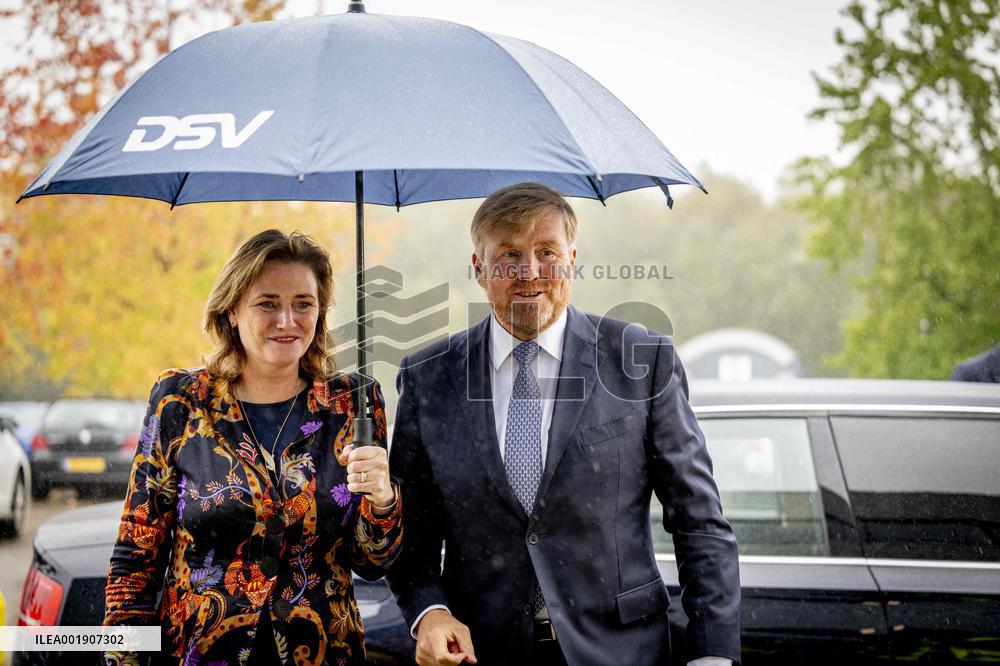 King Willem-Alexander Working Visit On Labor Migration - Moerdijk
