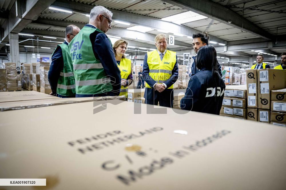 King Willem-Alexander Working Visit On Labor Migration - Moerdijk