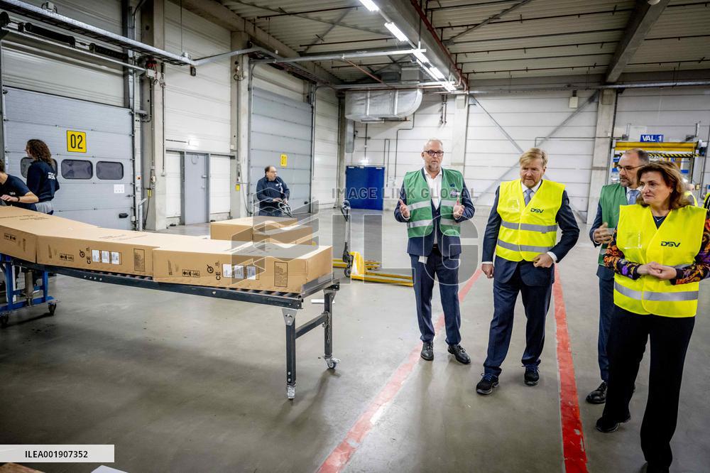 King Willem-Alexander Working Visit On Labor Migration - Moerdijk