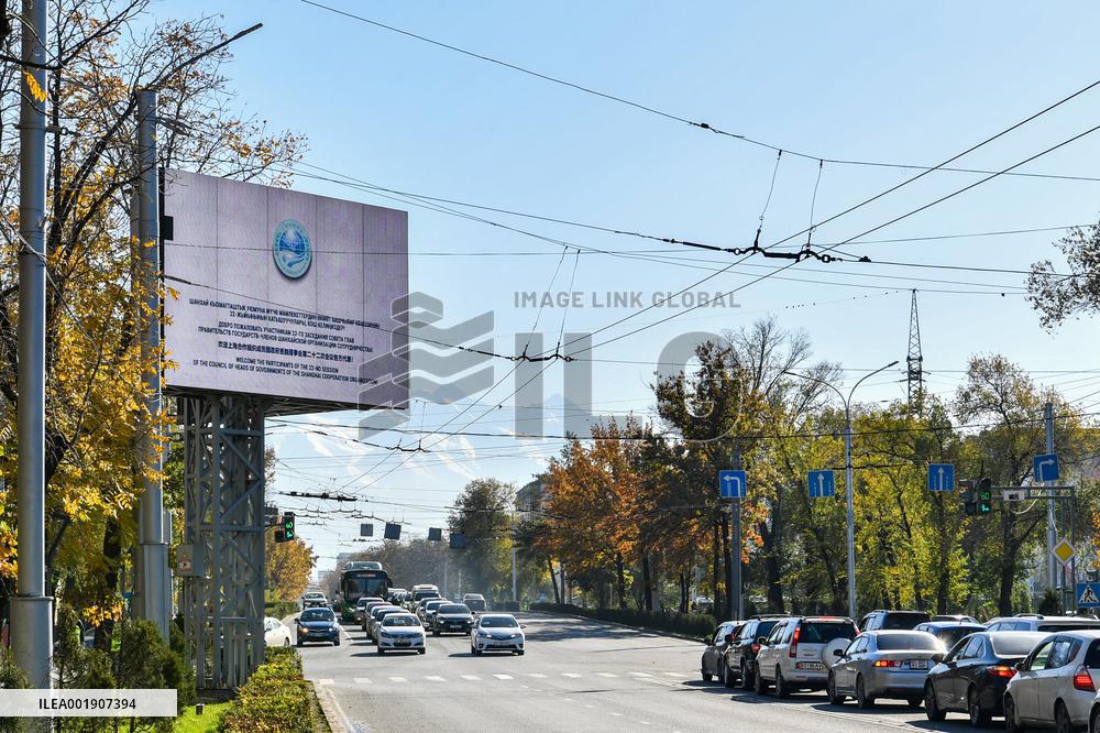 KYRGYZSTAN-BISHKEK-SCENERY-SCO-MEETING