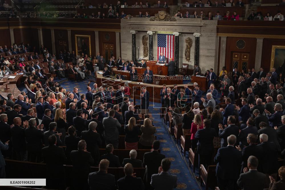 U.S.-WASHINGTON, D.C.-HOUSE SPEAKER-ELECTION-MIKE JOHNSON