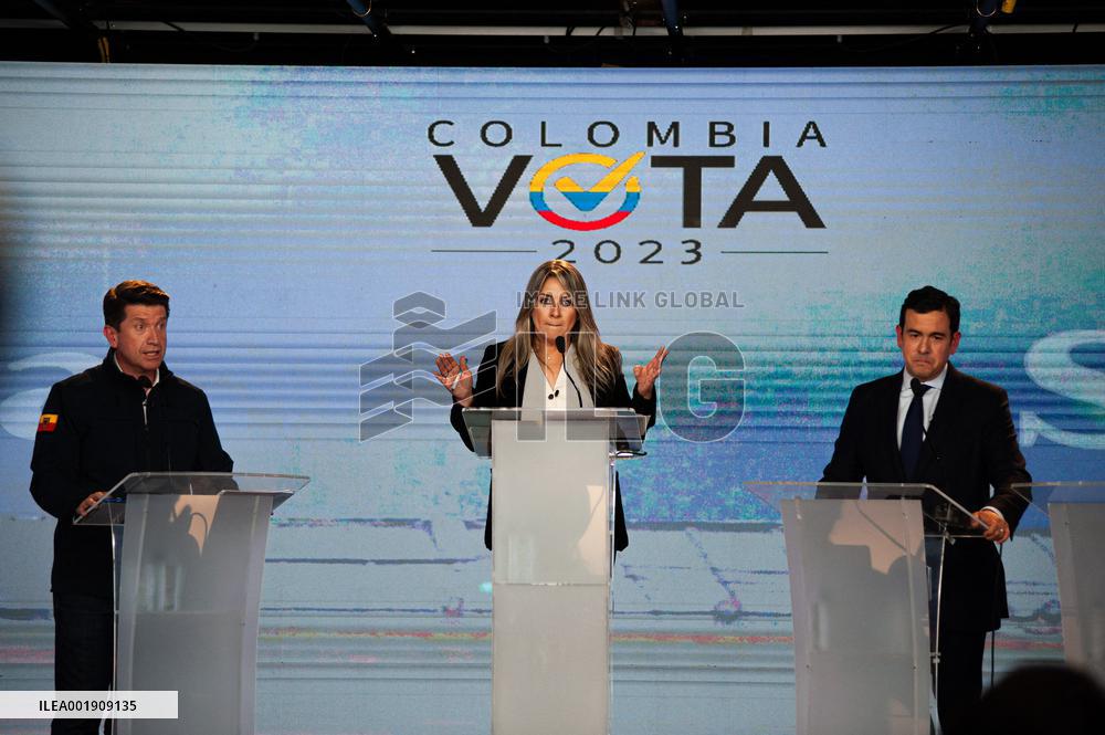 Bogota's Mayor Candidates Last Debate before Elections