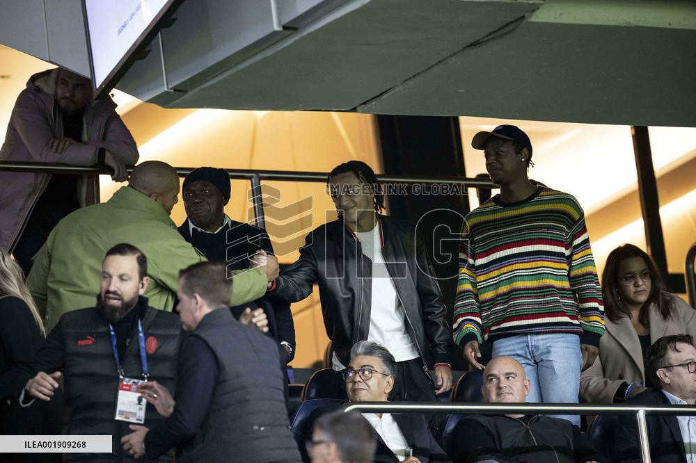 VIPs Attend PSG v AC Milan - Paris