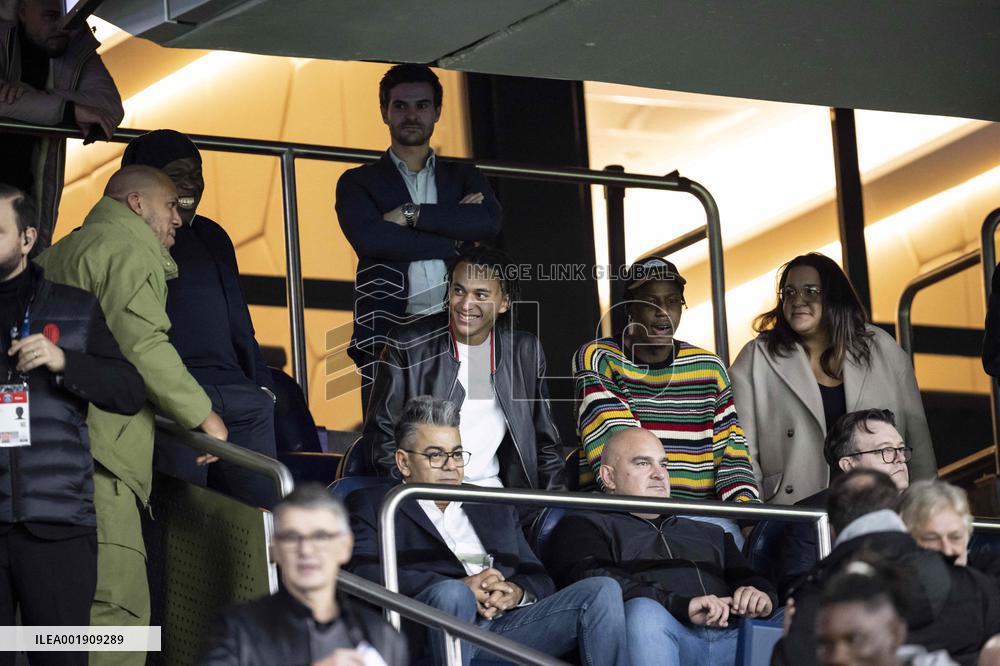 VIPs Attend PSG v AC Milan - Paris