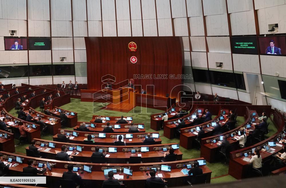 CHINA-HONG KONG-JOHN LEE-POLICY ADDRESS (CN)