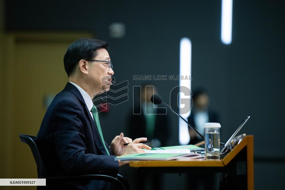 CHINA-HONG KONG-JOHN LEE-POLICY ADDRESS (CN)