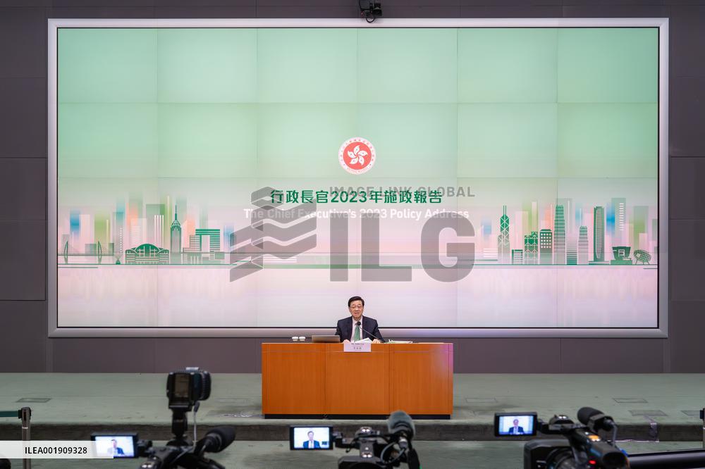 CHINA-HONG KONG-JOHN LEE-POLICY ADDRESS (CN)
