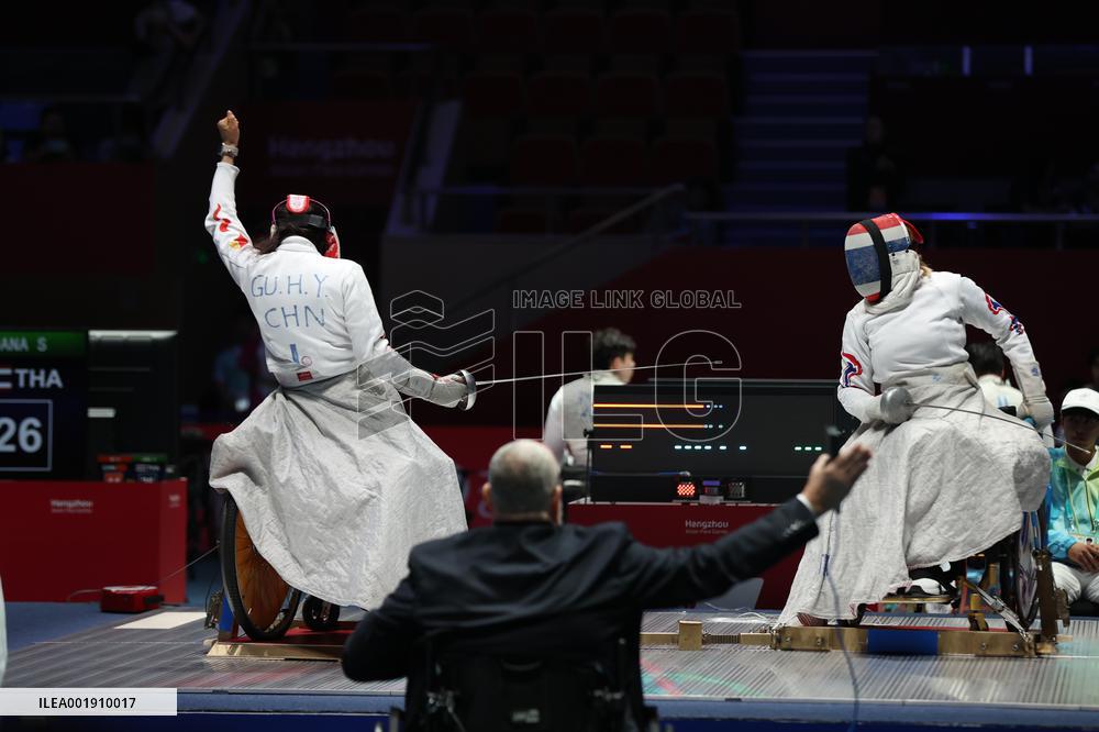 (SP)CHINA-HANGZHOU-ASIAN PARA GAMES-WHEELCHAIR FENCING(CN)