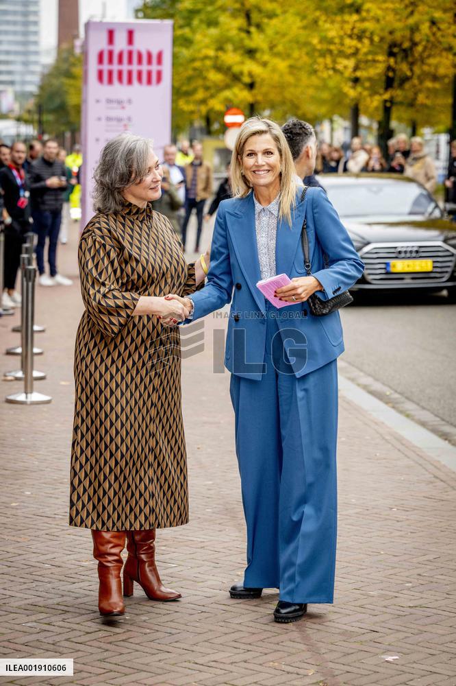 Queen Maxima At Dutch Design Week - Eindhoven
