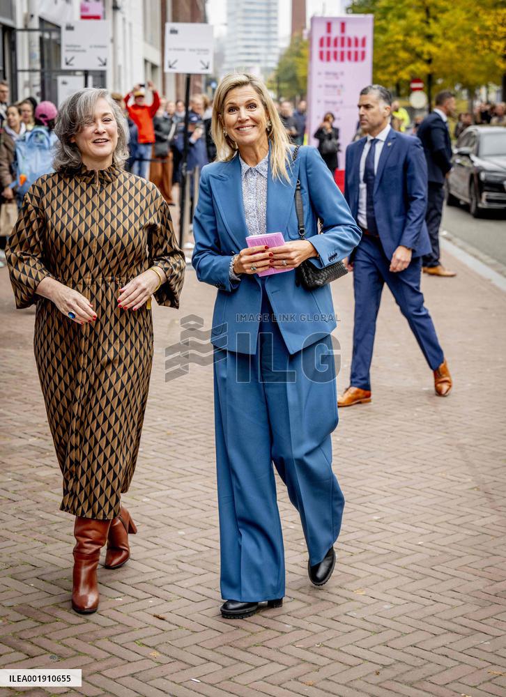 Queen Maxima At Dutch Design Week - Eindhoven