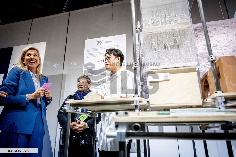 Queen Maxima At Dutch Design Week - Eindhoven