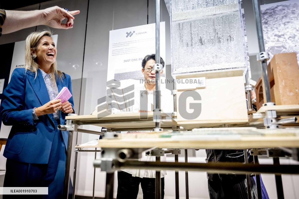 Queen Maxima At Dutch Design Week - Eindhoven