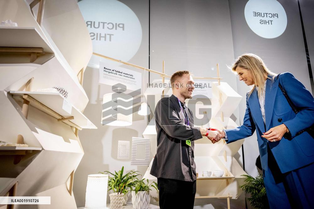 Queen Maxima At Dutch Design Week - Eindhoven