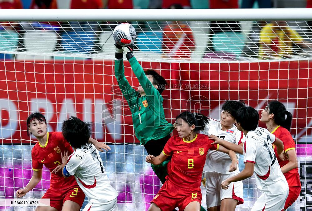 (SP)CHINA-XIAMEN-FOOTBALL-OLYMPIC GAMES ASIAN QUALIFIERS-CHN VS PRK(CN)