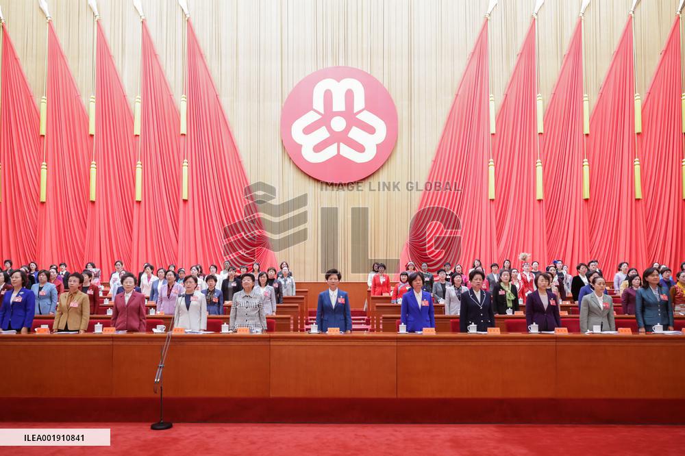 CHINA-BEIJING-NATIONAL WOMEN'S CONGRESS-CLOSING-SHEN YIQIN-SHEN YUEYUE (CN)